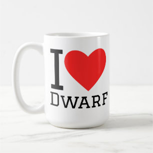 Ik hou van dwerg koffiemok