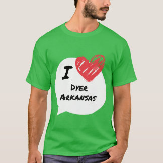 Ik hou van Dyer Arkansas T-shirt
