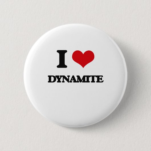 Ik hou van Dynamite Ronde Button 5,7 Cm (Voorkant)