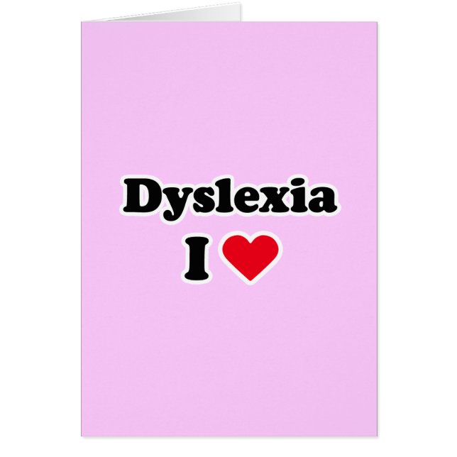 Ik hou van dyslexie (Voorkant)