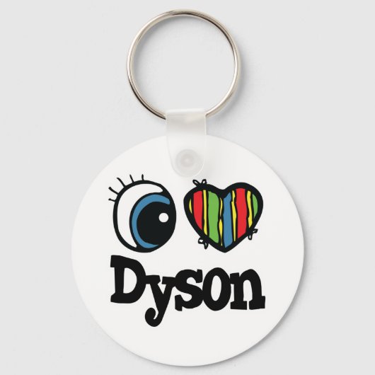 Ik hou van Dyson Sleutelhanger (Voorkant)