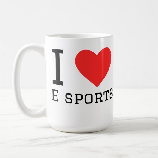Ik hou van e sporten koffiemok (Links)