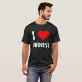 Ik hou van EARNEST valentijn, sorry, dames, hart b T-shirt (Voorkant volledig)