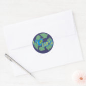 Ik hou van Earth Recyclen Sticker (Envelop)