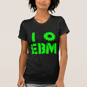 Ik HOU VAN EBM Groen T-shirt