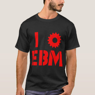 Ik hou van EBM Rood T-shirt
