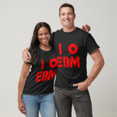 Ik hou van EBM Rood T-shirt (Unisex)