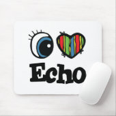 Ik hou van Echo Muismat (Met muis)