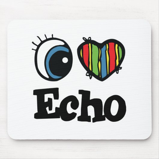 Ik hou van Echo Muismat (Voorkant)