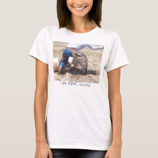 Ik hou van echte cowboys t-shirt