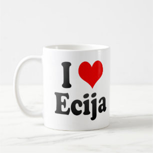 Ik hou van Ecija, Spanje. Me Encanta Ecija, Spanje Koffiemok