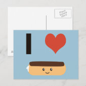 Ik hou van Eclairs Briefkaart (Voorkant / Achterkant)
