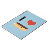 Ik hou van Eclairs Notitieboek (Linkerzijde)