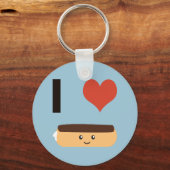 Ik hou van Eclairs Sleutelhanger (Voorkant)