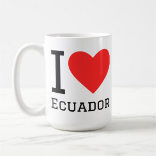 Ik hou van Ecuador Koffiemok
