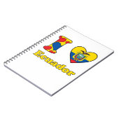 Ik hou van Ecuador Notitieboek (Linkerzijde)