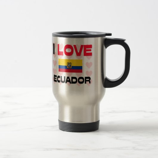 Ik hou van Ecuador Reisbeker (Rechts)