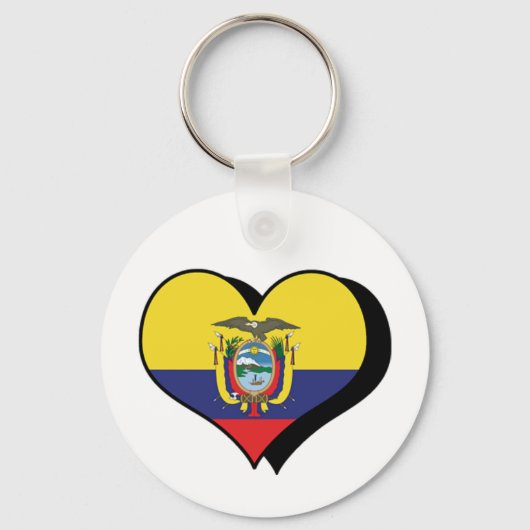 Ik hou van Ecuador Sleutelhanger (Voorkant)