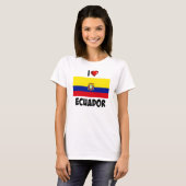 Ik hou van Ecuador T-shirt (Voorkant volledig)