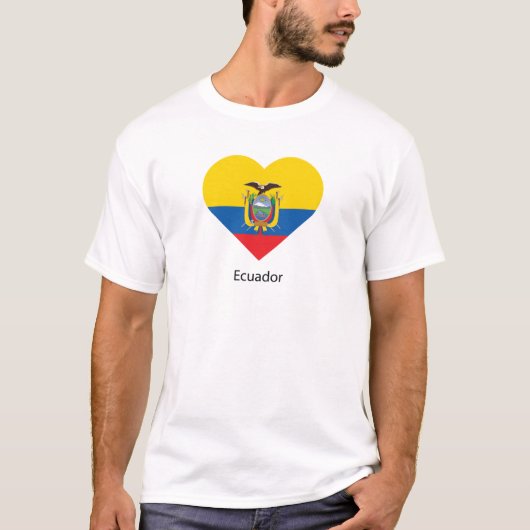 Ik hou van Ecuador T-shirt (Voorkant)