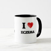 Ik hou van ECZEMA Mok (Voorkant rechts)
