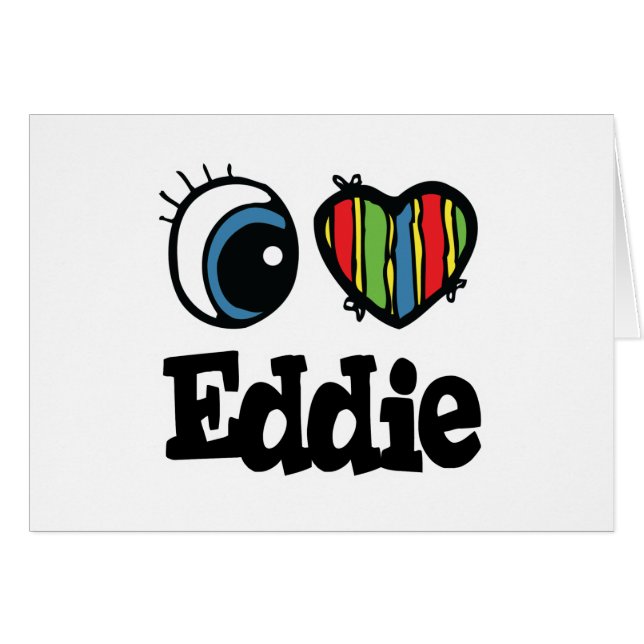 Ik hou van Eddie (Voorkant Horizontaal)