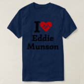 Ik hou van Eddie Munson T-shirt (Design voorkant)