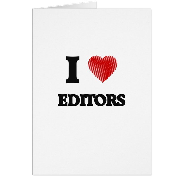 Ik hou van EDITORS (Voorkant)