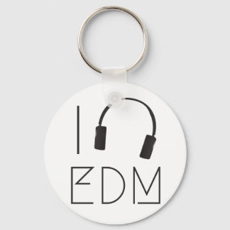 Ik hou van EDM Sleutelhanger