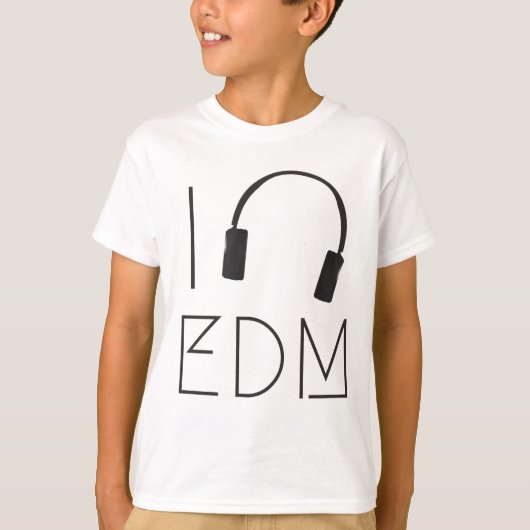 Ik hou van EDM T-shirt (Voorkant)