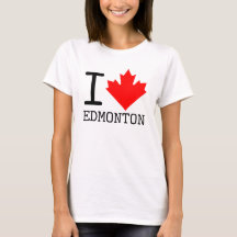 Ik hou van Edmonton, Alberta Canada Maple Leaf Vro