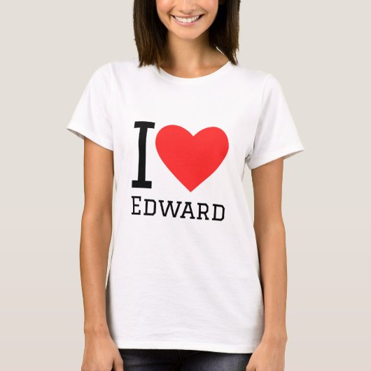 Ik hou van edward t-shirt (Voorkant)