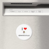 Ik hou van EDWARDSVILLE Illinois Magneet (Insitu (Vaatwasser))