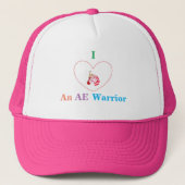 Ik hou van een AE Warrior Trucker Hat Trucker Pet (Voorkant)