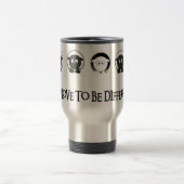 Ik hou van een ander soort — zwarte schapen reisbeker (Center)