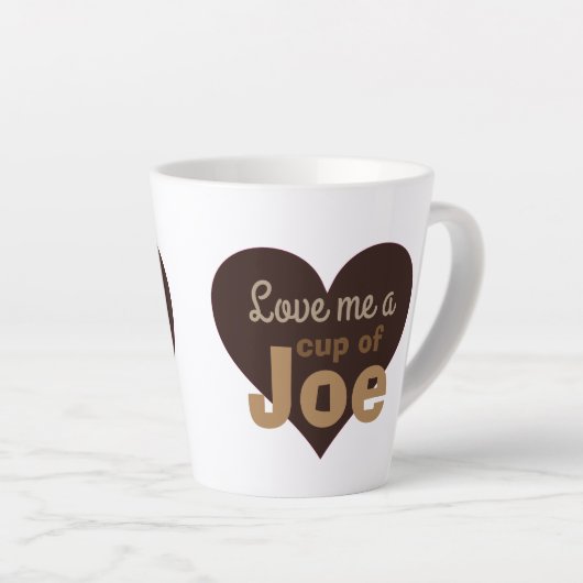 Ik hou van een beker van Joe Latte Mok (Rechterhoek)