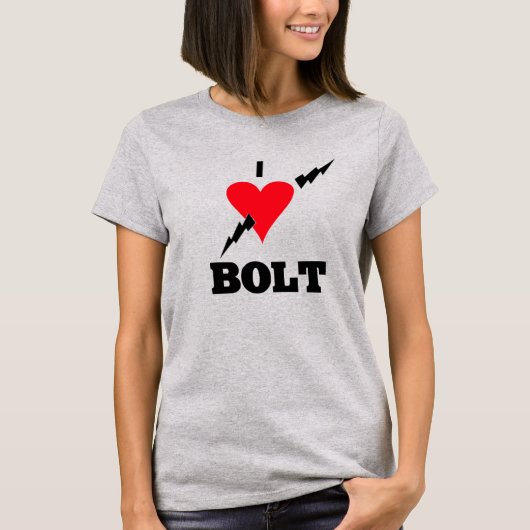 Ik hou van een bout - t-shirt (Voorkant)