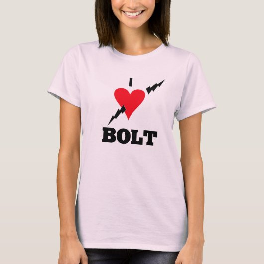 Ik hou van een bout. t-shirt (Voorkant)