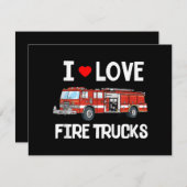 Ik hou van een brandweerwagen (Voorkant / Achterkant)