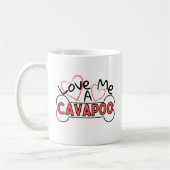 Ik hou van een Cavapoo | Cavoodle | I Heart Cavapo Koffiemok (Links)