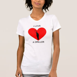 Ik hou van een chauffeur t-shirt
