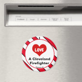 Ik hou van een Cleveland Firefighter magneet (Insitu (Vaatwasser))
