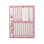 Ik hou van een dagelijkse planner notitieblok (Linkerzijde)