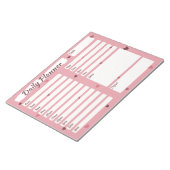 Ik hou van een dagelijkse planner notitieblok (Schuin)