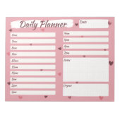 Ik hou van een dagelijkse planner notitieblok (Voorkant)