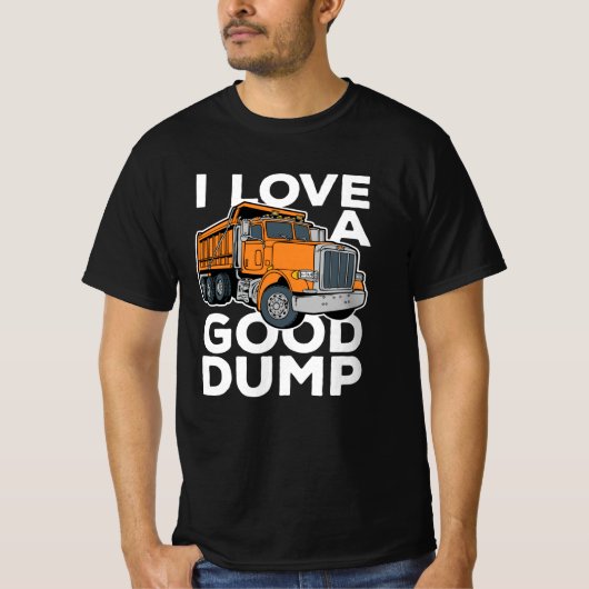 Ik hou van een goed pompgeldpompchauffeur t-shirt (Voorkant)