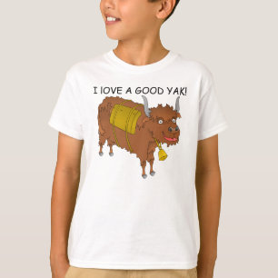 Ik hou van een goed YAK T-shirt