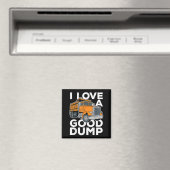 Ik hou van een goede dump grappige dump vrachtwage magneet (Insitu (Vaatwasser))