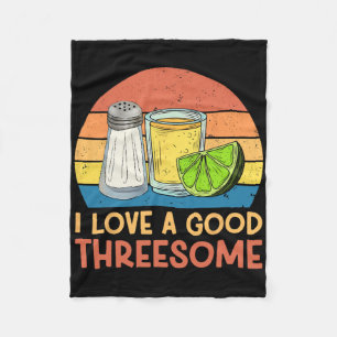 Ik hou van een goede trio tequila cinco de mayo te fleece deken