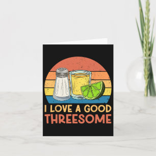 Ik hou van een goede trio tequila Cinco De Mayo Te Kaart